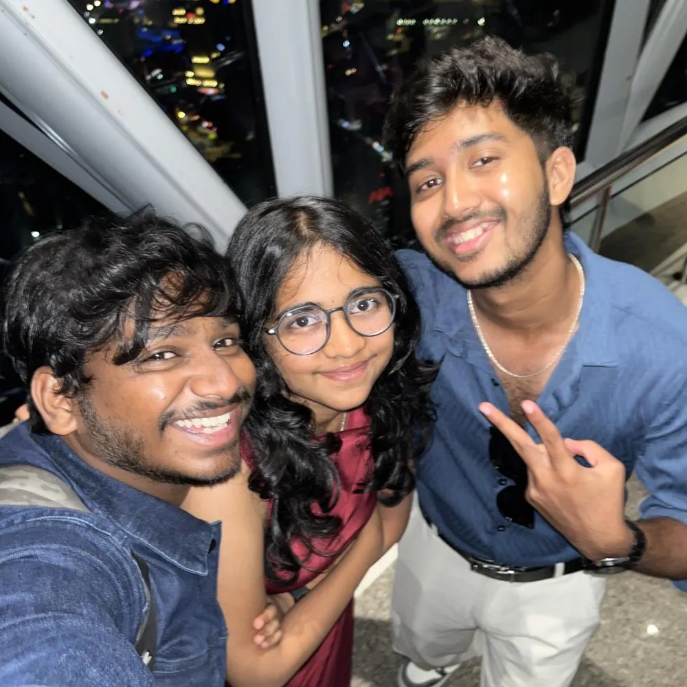 Polaroid of Sivadharani, Ajay Anand and Aro